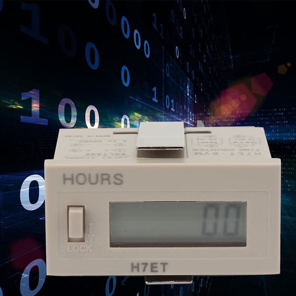 DC 5-36V H7ETBVM Digital Elektrisk Tæller Totalisator 6 Cifret LCD Display