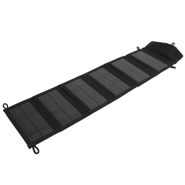 Foldbar Monokrystallinsk Solpanel Oplader Taske Udendørs Strømgenerering