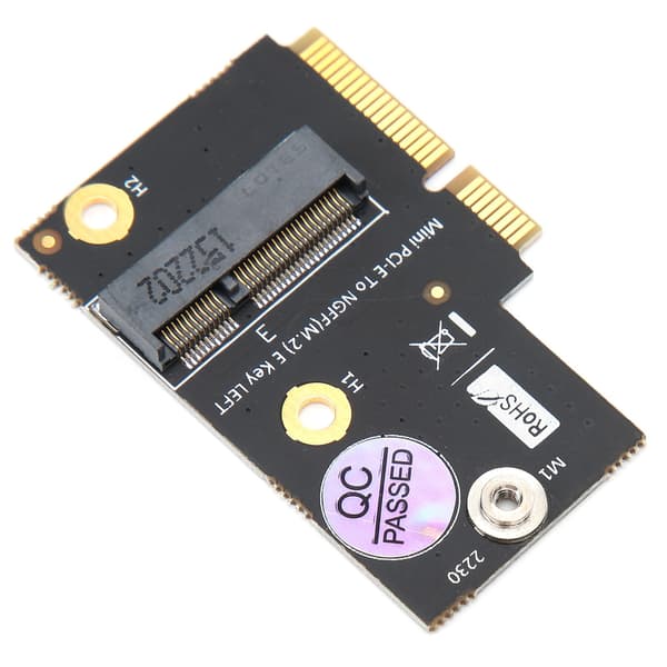 M2 NGFF Key E til Low Profile Mini PCIe Adapter Converter til Intel AX200 Lenovo Y510P Wifi