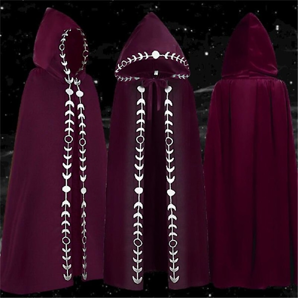 Miesten halloween-cosplay-asujen keskiaikainen näyttämötakki 4XL