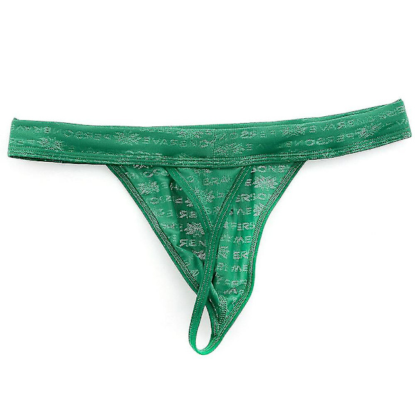 Menn Truser Sexy G-String Thong Underbukser Truser Undertøy Green M