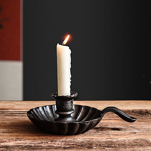 Ljushållare Utsökt romantisk Vintage Desktop Candlelight Display Stand Hushållsartiklar