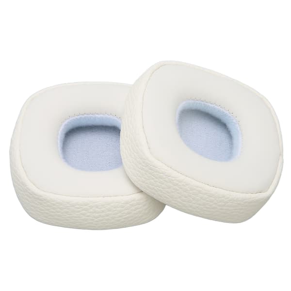 MAJOR III Hodetelefoner Erstatningsøreputer Memory Foam Protein Leather Hvit