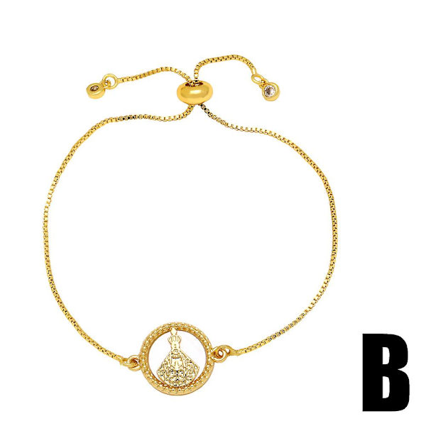 Armband Vintage Zircon Justerbara Modesmycken Ac10166 D