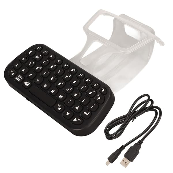 Trådløst Bluetooth-tastatur med baggrundsbelysning til PS5-spilcontroller
