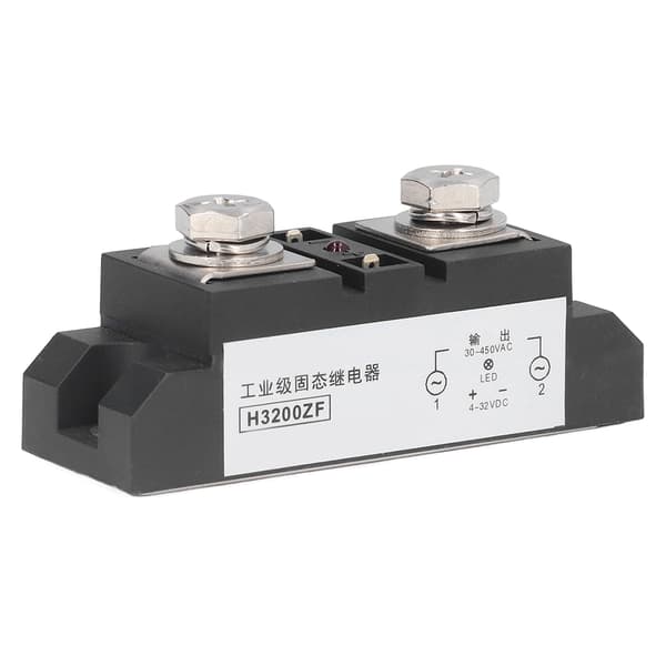 200A Industriel SSR Solid State Relæ 4-32VDC Input 30-450VAC Output 2500V Isolationsspænding
