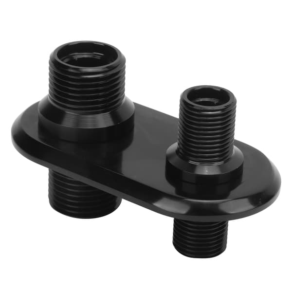 Universal 2 Port Bil AC Skotforbindelse Hot Rod Sort Udskiftning