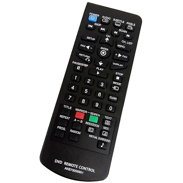 uusi kaukosäädin Sopii LG DVD-soittimeen Akb73056801 ohjain