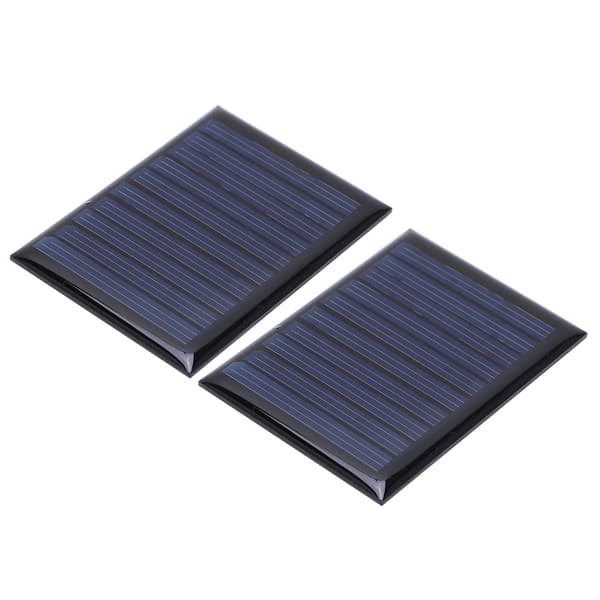 2 stk. 5V 50mA Mini Solcellepanel Epoksymodul Polysilisium 60x44mm