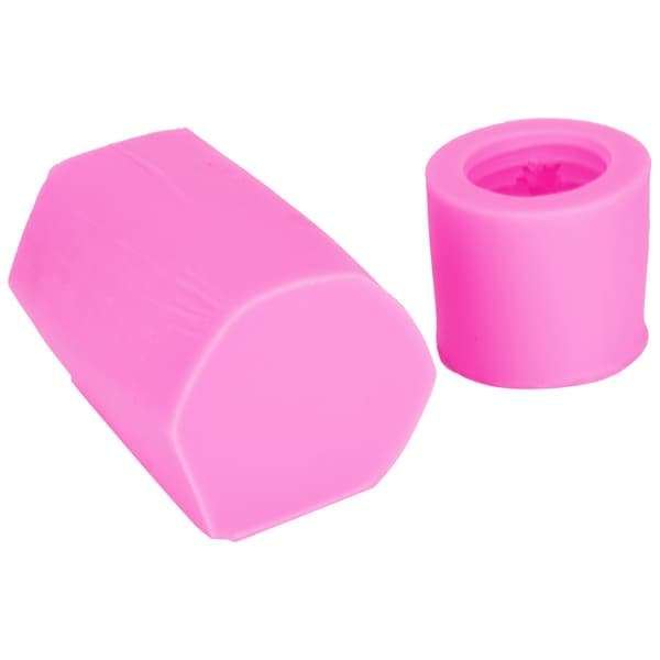 Bikube Stearinlys Såpeform DIY Silikon Kake Sjokoladeform Rosa