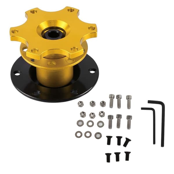 Gyllene Universal Bilratt Nav Adapter Snabbkoppling Snap Off Boss Kit