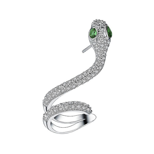 øredobber venstre Single Snake Zircon øredobber for ball