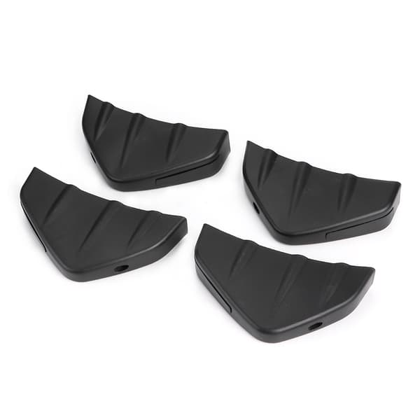 4 stk. Universal Bil Bakre Støtfanger Diffuser Fin Spoiler Leppe Auto Tilbehør