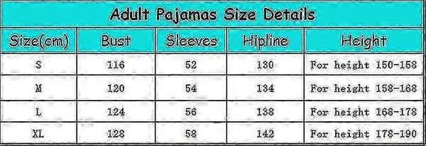 Stitch Pyjamas Anime Tecknad Sovkläder Overall Jumpsuit-1