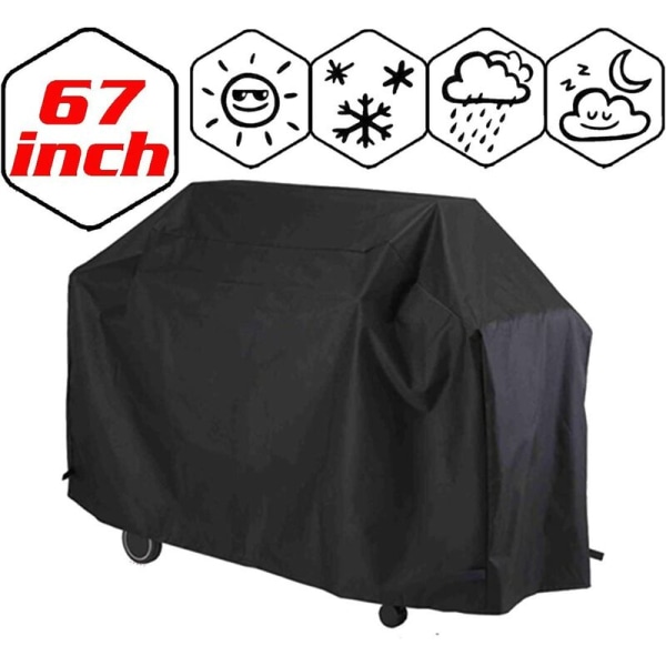 165*71*122CM BBQ Cover Outdoor BBQ Grill Cover 420D Oxford Cloth BBQ Cover, Grill Cover