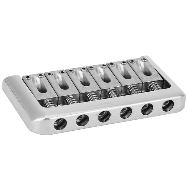 Professionell Silver Metall Stall för 6-strängad Elgitarr