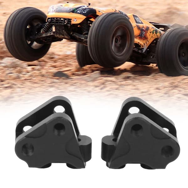 2 stk. Forreste Bageste Nedre Støddæmperforbindelsesbeslag til Axial SCX10 II RC Bil Sort