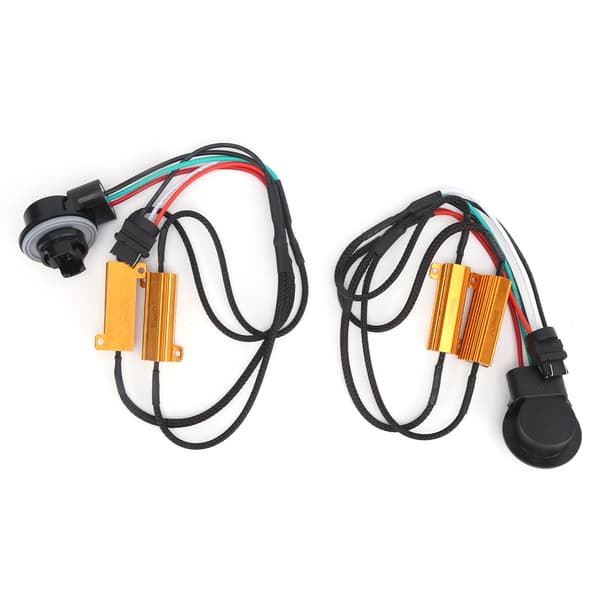 2 stk. 50W 3157B LED Dekoder Lastmotstand Canbus Flash Feilfri Avlyser Bil Frontlykt Tåkelys DRL