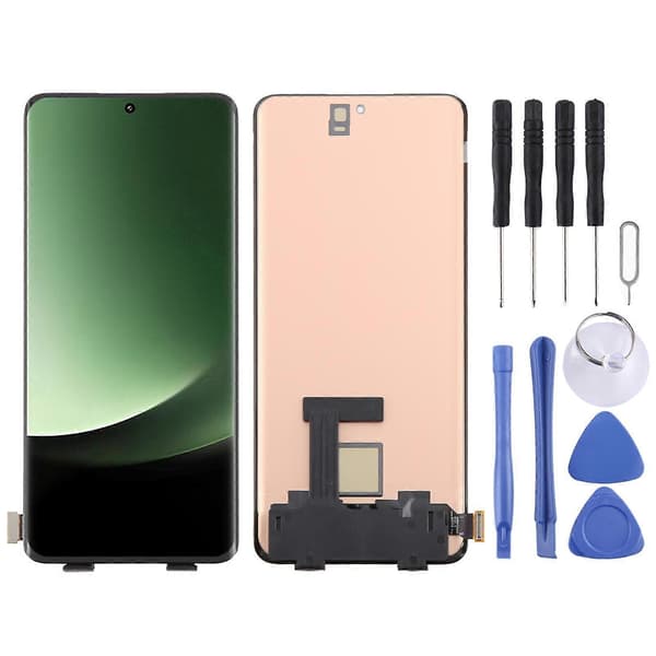 OLED LCD-skjerm med digitizer komplett montering med fingeravtrykksidentifikasjon