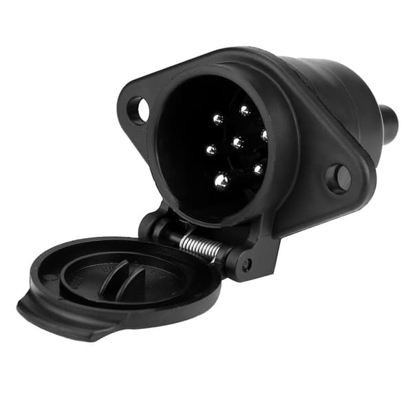 24V 7-polet trailerstikadapter til bil, sættevogn, lastbil