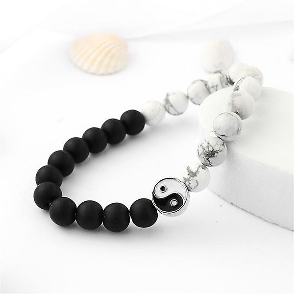 Yin Yang armbånd med perler