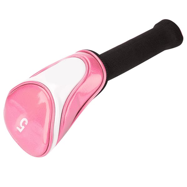Rosa PU-skinn Golf Putter Hodebeskyttelse Tilbehør #5