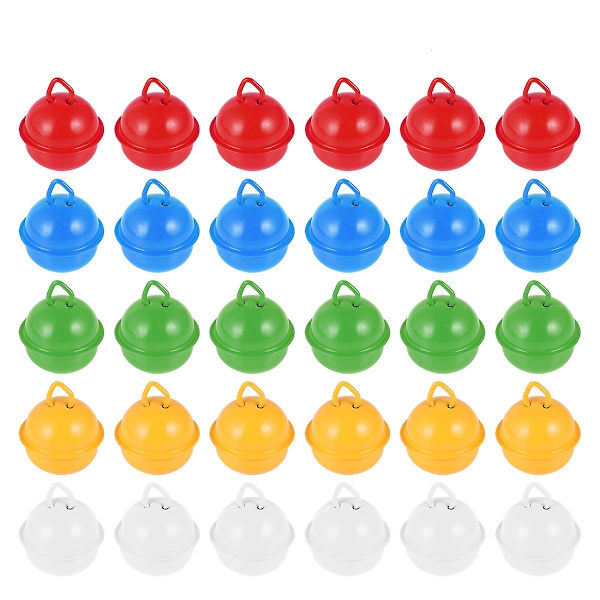 50 kpl Riipus Bell Decor Värikäs Metal Charm Bells Korut Merkintätarvikkeet