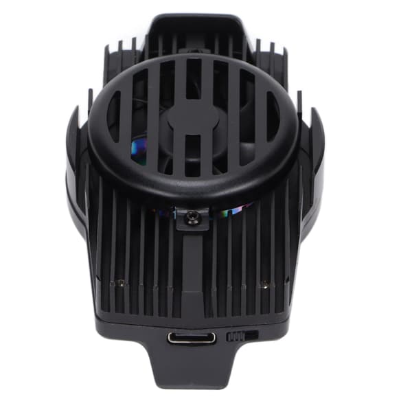 Halvleder Telefonkøler Ventilator med LED-lys Køleplade Radiator til Android og iOS