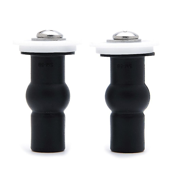 2 Stk Universal Toilet Låg Skrue Toilet Til Sæde Fix Tilbehør Toilet Connecto
