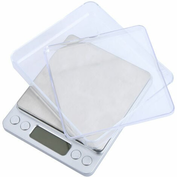 Elektronisk digital vekt, med to brett, 500G / 0,01G