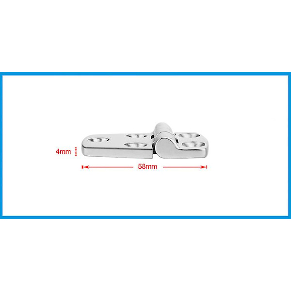 RV Deck Cabinet Skuffe Flush Dør med Butt Hinge Hardware