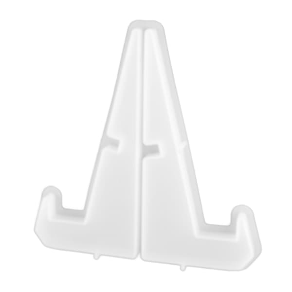 Silikoneform DIY Fleksibel Elastisk Telefon Tablet Ur Harpiks Plade Display Stand