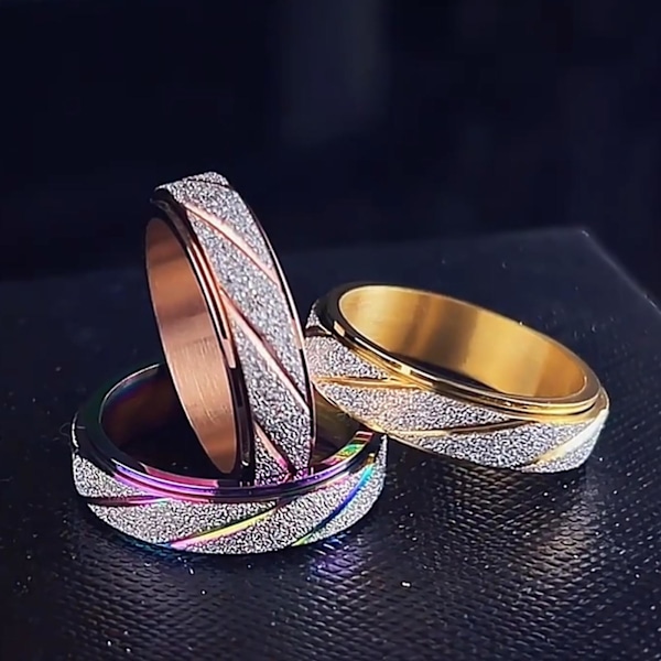 Lady Finger Ring Hieno hip-hop-tyylinen unisex kannettava rystysormus juhliin Rose Gold US 7