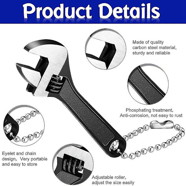 3PCS skiftnyckel justerbar funktion
