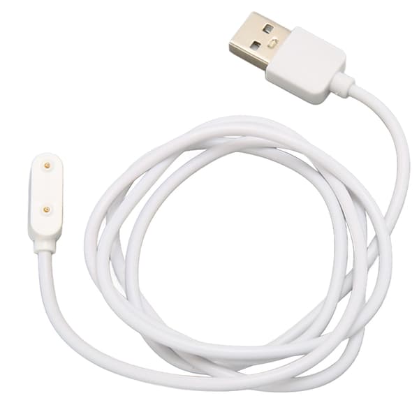 Smart Watch Oplader Magnetisk USB-kabel til Band 8 7 6 Pro Hvid