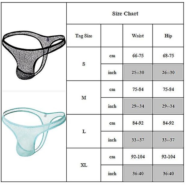 4Pack Men Jockstrap Thongs G-Strings Briefs Undertøy S