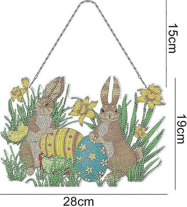 5D DIY-timanttimaalaussarja - pupun timanttimaalaus - 28x30cm - taidetimanttimaalaus