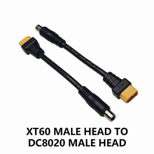 8mm DC8020 til XT60 Stik Kabel til Solcelleanlæg og Energiomdannelse 15cm