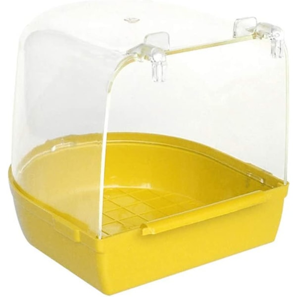 Fåglar Bad Dusch Säkert Parrot Bath Hängande Tub Rengöringsbad, Parrot Wash Burtillbehör Husdjurstvätttillbehör