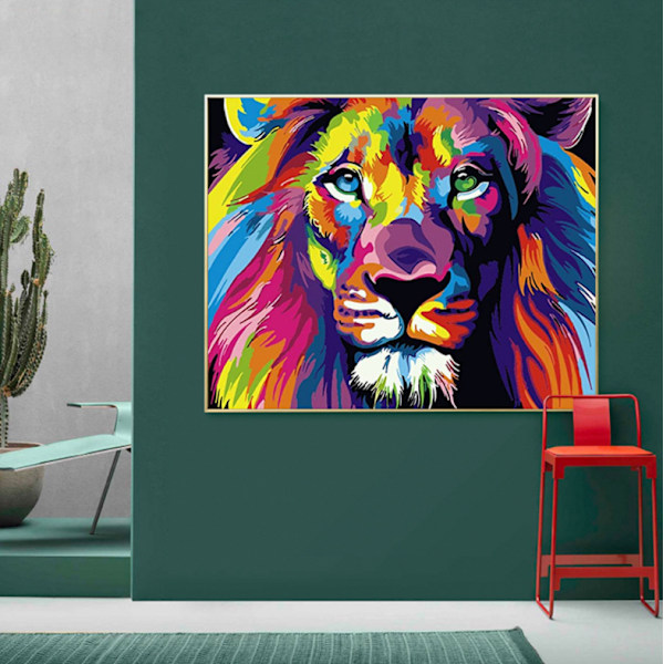 Full diamond painting, målning av vuxna kattnummer, 5d diamantbroderi, handbroderi av canvastyg, mycket lämplig för hem/vardagsrum/sovrum/off