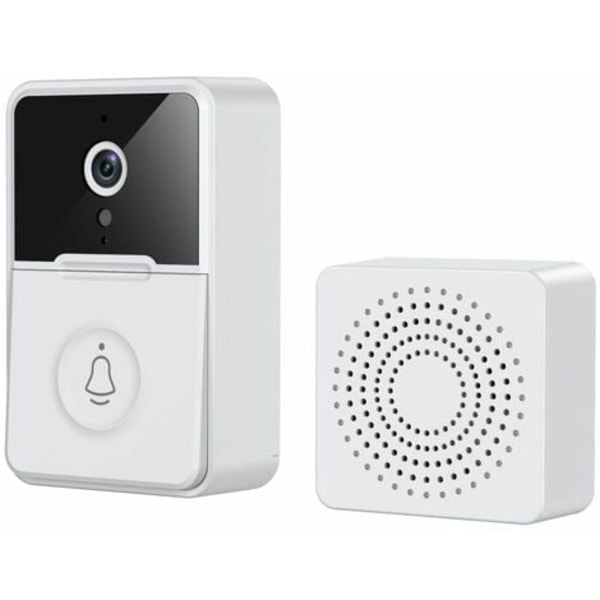 Trådlös videodörrklocka, Smart Visual Security Doorbell, Port Camera, Rörelsedetektering, Night Vision, 2 Way, Real-time M