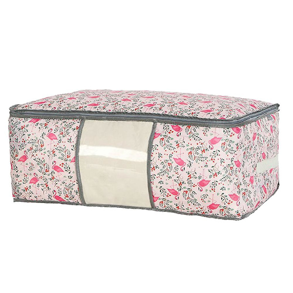 Quilt Organizer Bag Tøj Pakkepose Opbevaringspose M pink