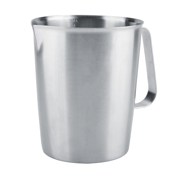 2000 ml stor mælkeskummerkande i rustfrit stål til Latte Art kaffe