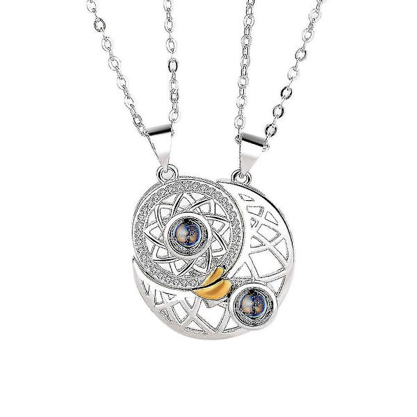 Sun & Moon Couple Projection kaulakoru miehille An