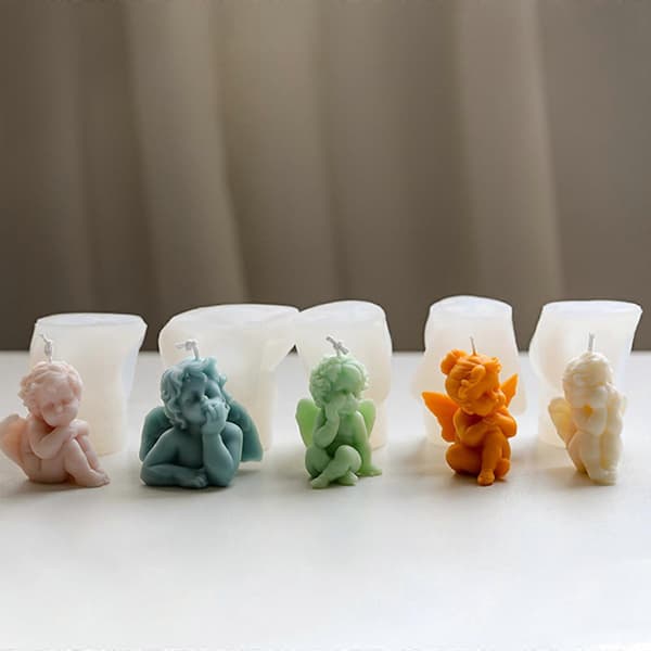 Dekorering af støbegods Epoxyforme 3D Lysfremstilling Bagning Silikone DIY 3D Håndværk Søde forme Silikone Håndværksforme