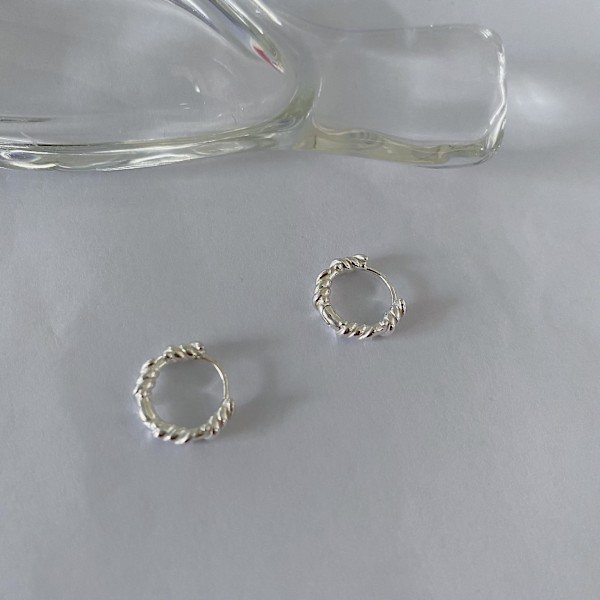 Örhänge Geometry Stud Silver Modesmycken Ac5157