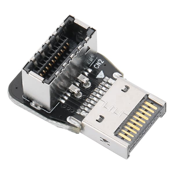 Etupaneeli TYPEE-sovitin Header PC-emolevy USB3.1 10G 90 asteen ohjauskyynärpäämuunnin PH74B
