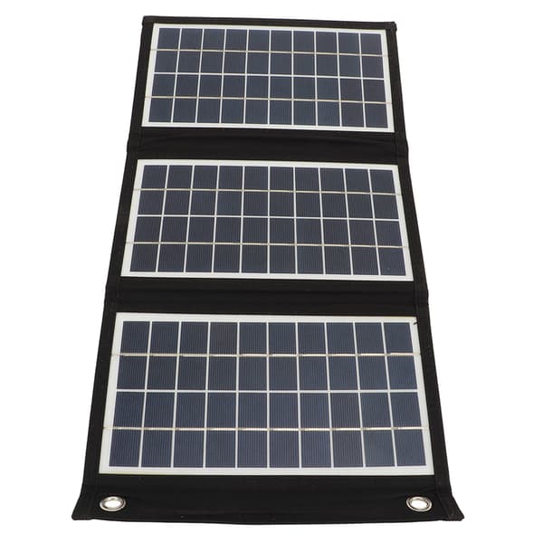 Foldbar 15W 5V Dual USB Højeffektiv Polykrystallinsk Silicium Soloplader til Udendørs Camping