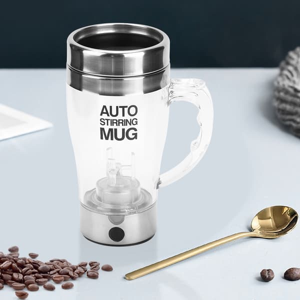 Selvrørende krus 350ml Elektrisk kaffe melk miksekopp