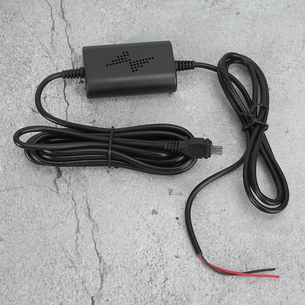 12V 24V til 5V 2.5A Micro USB Bilparkeringsmonitor Step Down Kabel til Dash Cam